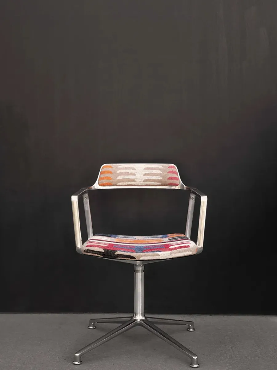 Vipp 452 Swivel Chair, bosco grøn læder fra Discount