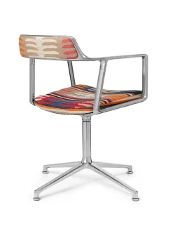 Vipp 452 Swivel Chair, bosco grøn læder fra Discount