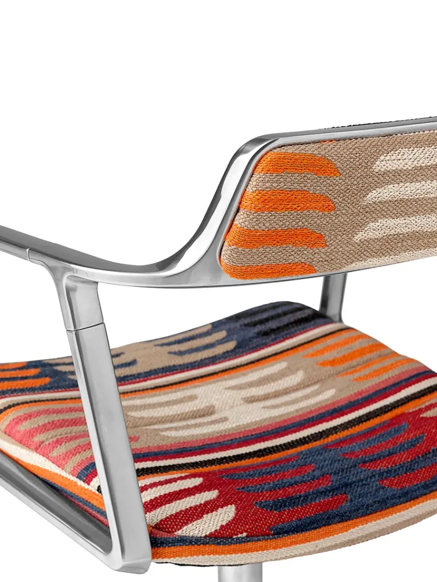 Vipp 452 Swivel Chair, bosco grøn læder fra Discount