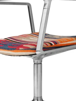 Vipp 452 Swivel Chair, bosco grøn læder fra Discount