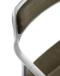Vipp 452 Swivel Chair, bosco grøn læder fra Discount