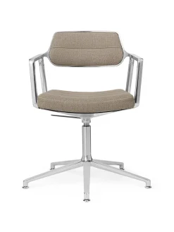Vipp 453 Swivel+ Chair, dark sand tekstil fra Hot