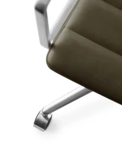 Vipp 452 Swivel Chair m/hjul, camel læder fra Clearance