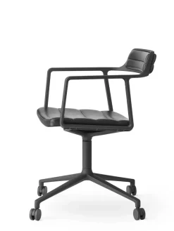 Vipp 452 Swivel Chair m/hjul, dark sand fra Discount