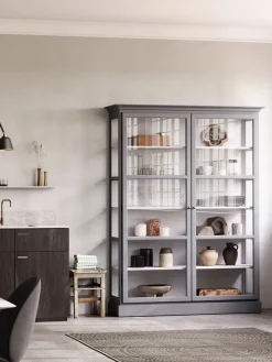 Lindebjerg Design Vitrineskab Classic V2, antracit fra Online