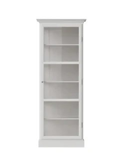 Lindebjerg Design Vitrineskab Classic V1, hvid fra Outlet