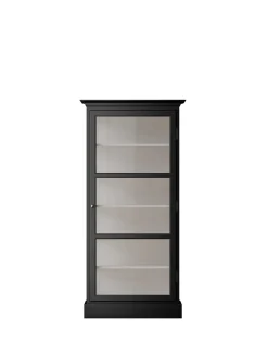 Lindebjerg Design Vitrineskab Classic V3, sort fra Outlet
