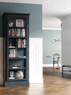 Lindebjerg Design Vitrineskab N1, dark blue fra