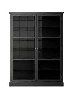 Lindebjerg Design Vitrineskab N2, dark oak fra Clearance