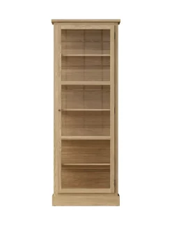 Lindebjerg Design Vitrineskab N1, light oak fra Discount