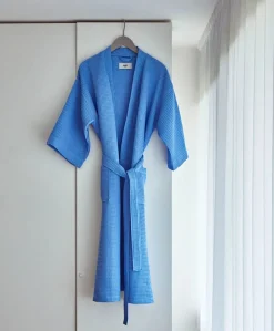 HAY Waffle Badekåbe, off-white multi fra Outlet