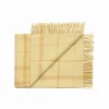 Silkeborg Uldspinderi Warp & Weft Plaid, chamomile/mustard fra Online