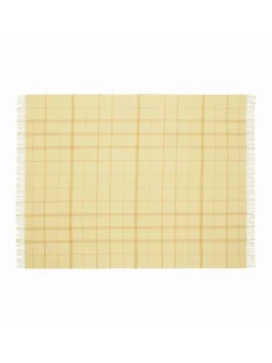 Silkeborg Uldspinderi Warp & Weft Plaid, chamomile/mustard fra Online