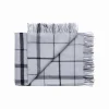 Silkeborg Uldspinderi Warp & Weft Plaid, concrete/midnight fra Outlet
