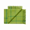 Silkeborg Uldspinderi Warp & Weft Plaid, lime/grass fra