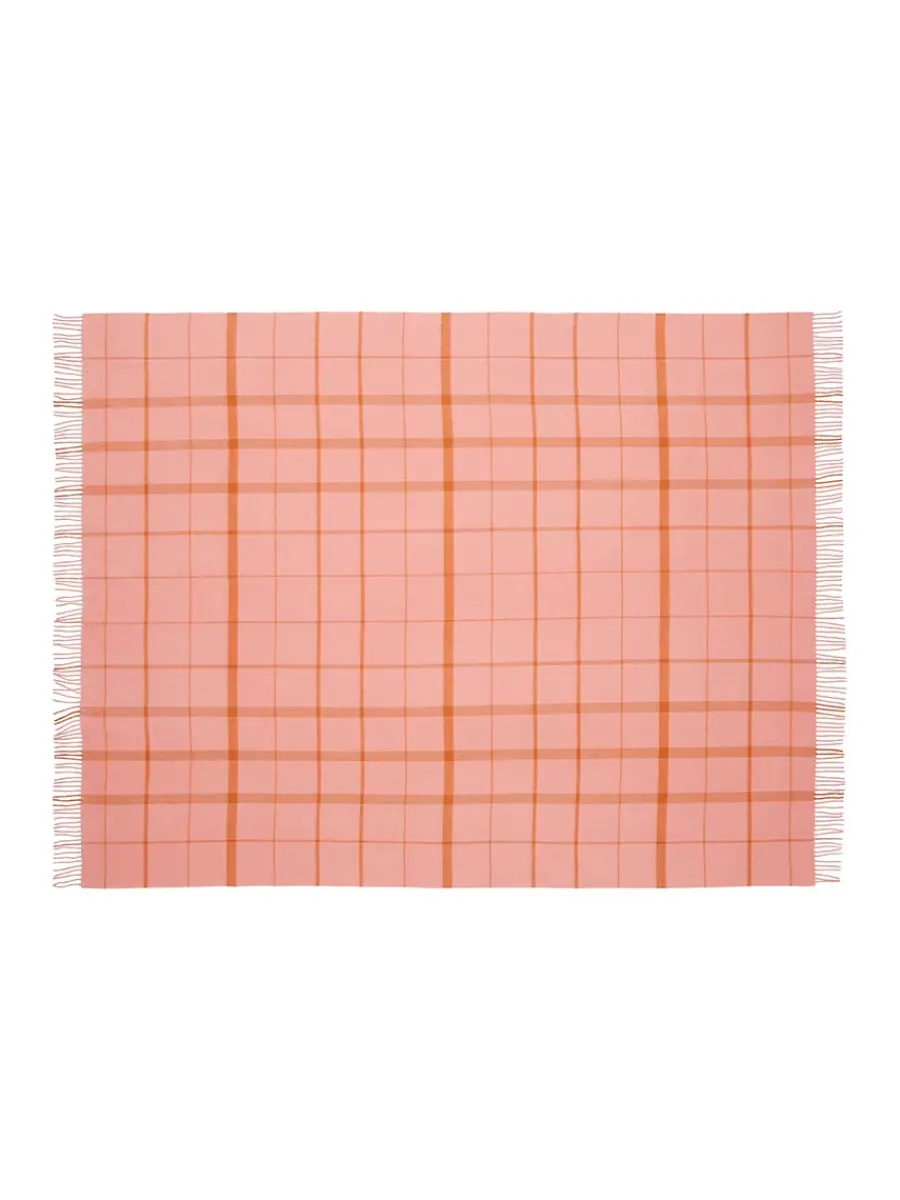 Silkeborg Uldspinderi Warp & Weft Plaid, lime/grass fra