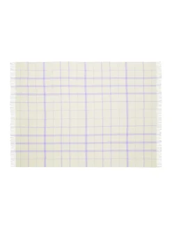 Silkeborg Uldspinderi Warp & Weft Plaid, lime/grass fra