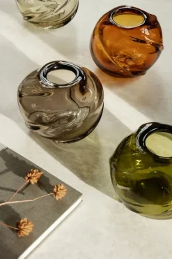 Ferm Living Water Swirl vase, Round fra Discount