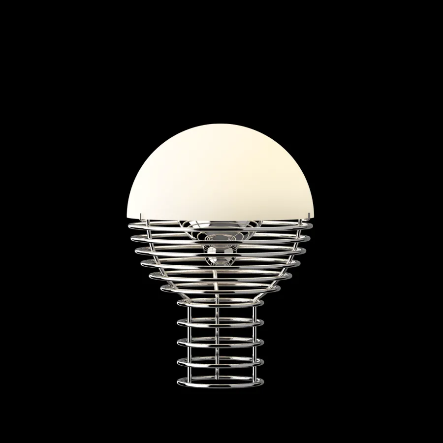 Verpan Wire portable bordlampe, Ø18 af Verner Panton Hot