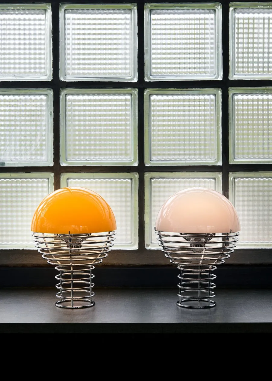 Verpan Wire portable bordlampe, Ø18 af Verner Panton Hot