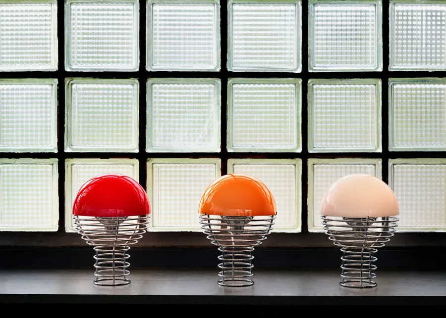 Verpan Wire portable bordlampe, Ø18 af Verner Panton Hot