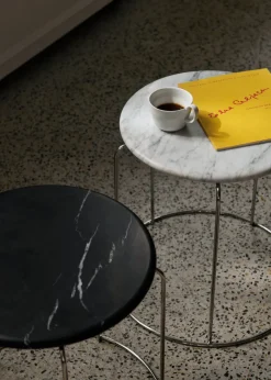 &Tradition Wire Stool Marble Top VP11 af Verner Panton Sale