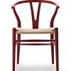 Carl Hansen & Søn Y-stol CH24 Soft Red Brown af Hans J. Wegner New