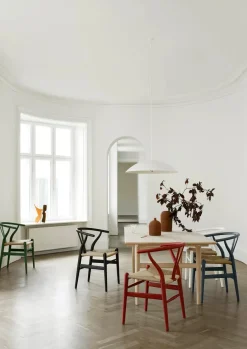 Carl Hansen & Søn Y-stol CH24 Soft Red Brown af Hans J. Wegner New