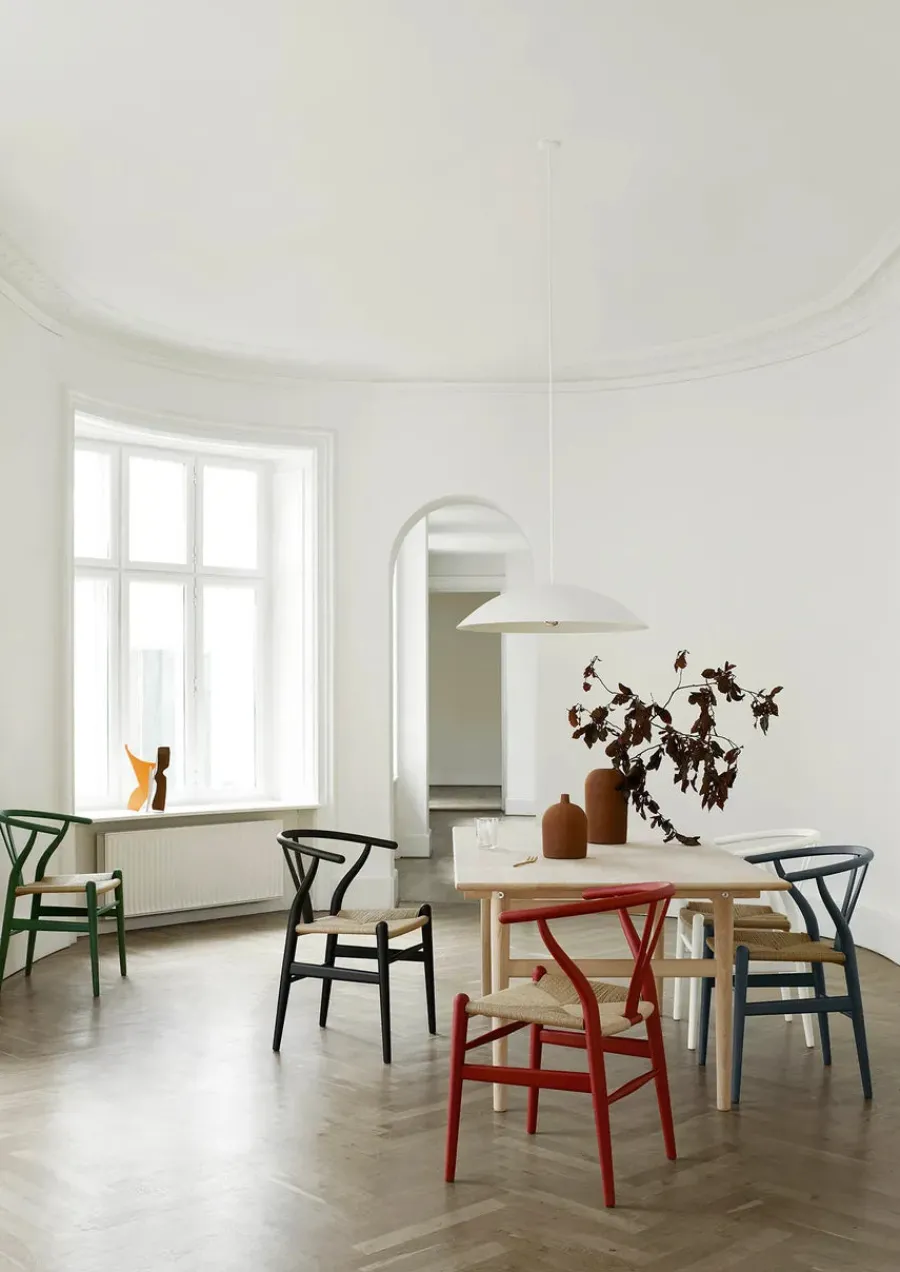 Carl Hansen & Søn Y-stol CH24 Soft Red Brown af Hans J. Wegner New