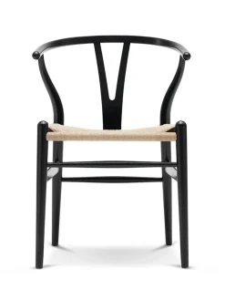 Carl Hansen & Søn Y-stol CH24, sort eg af Hans J. Wegner Sale